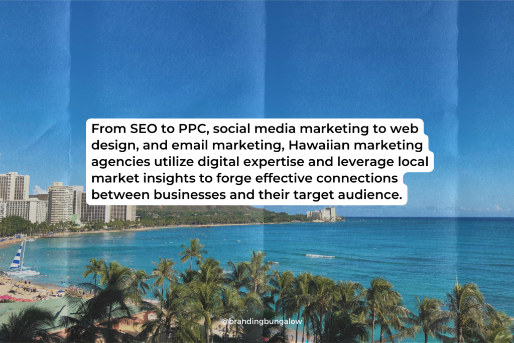 The location of Hawaii marketing agencies.
